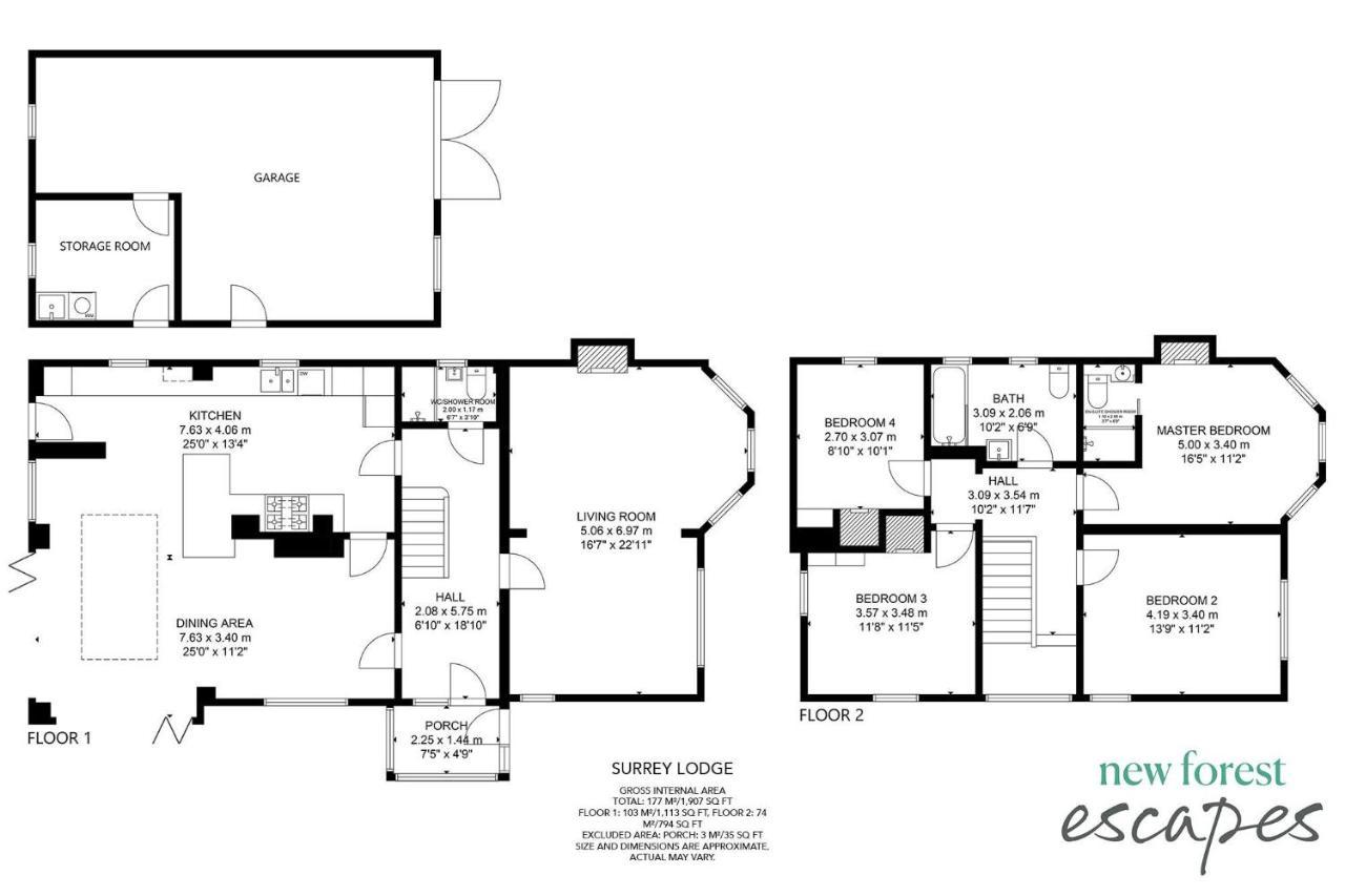 Surrey Lodge Брокенхърст Екстериор снимка